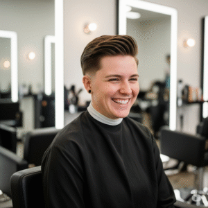 The psychological impact of haircuts.